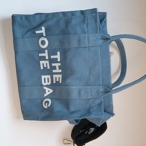 Blue The Tote Bag with strap